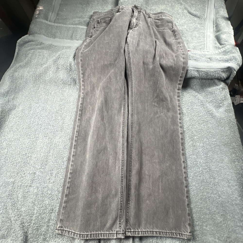 Guess Jeans Mens 36 X 32 Black Relaxed Straight Rowland‎ Fit Denim